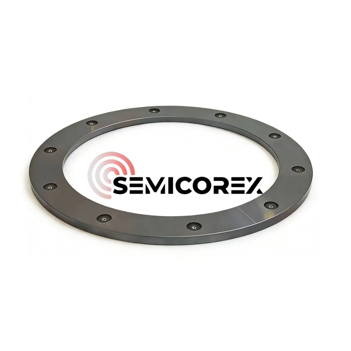 CVD SiC-coated upper ground rings