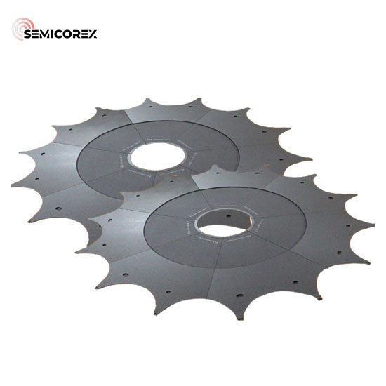 SiC Coated Graphite Base Susceptors para sa MOCVD